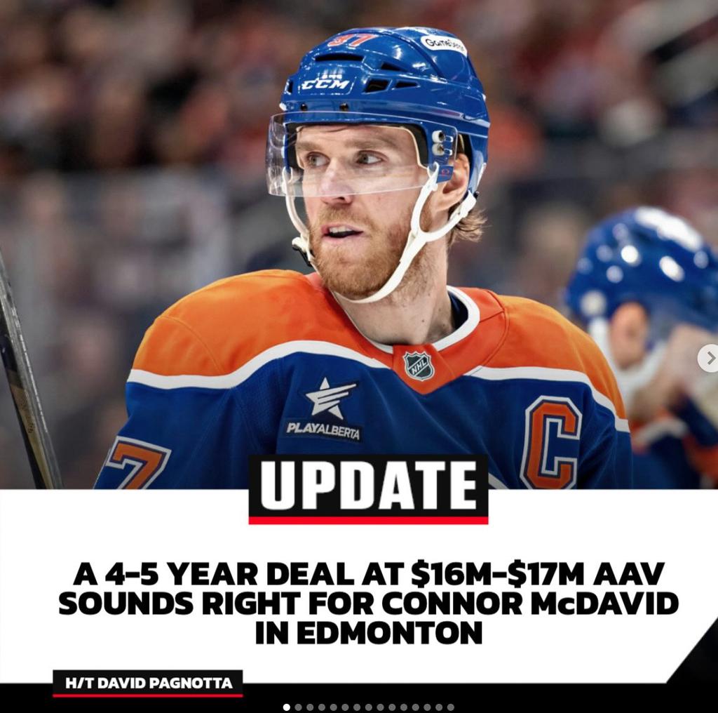 Rumour involving Connor McDavid 
