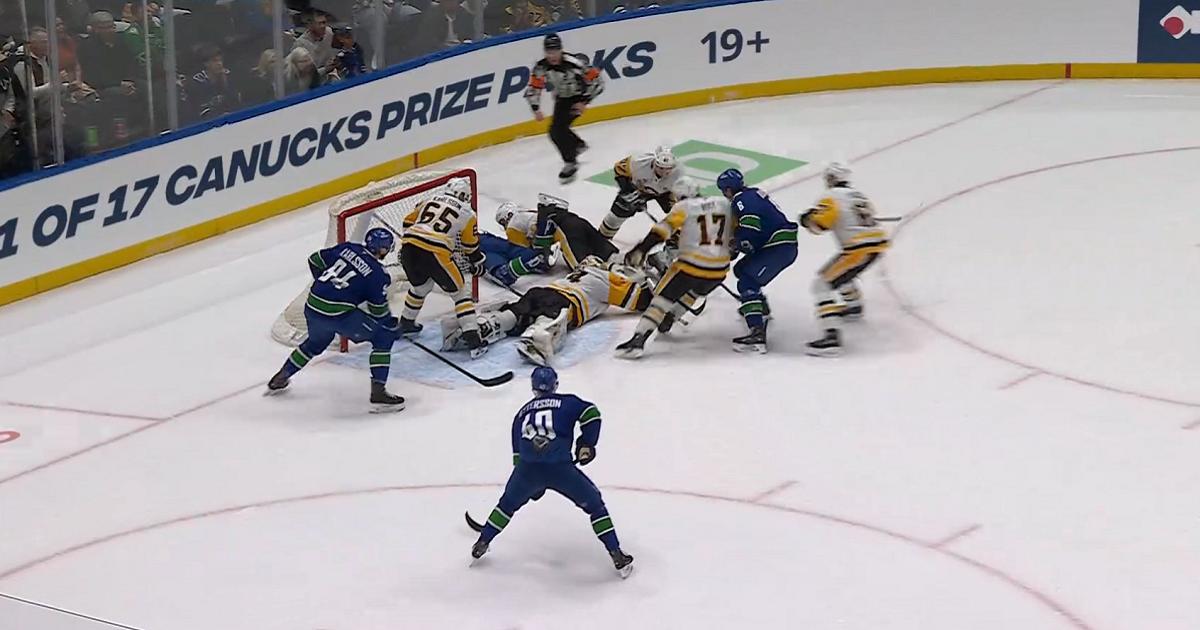 Bryan Rust-Brock Boeser-Elbow