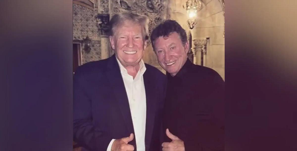 Donald Trump and Wayne Gretzky 