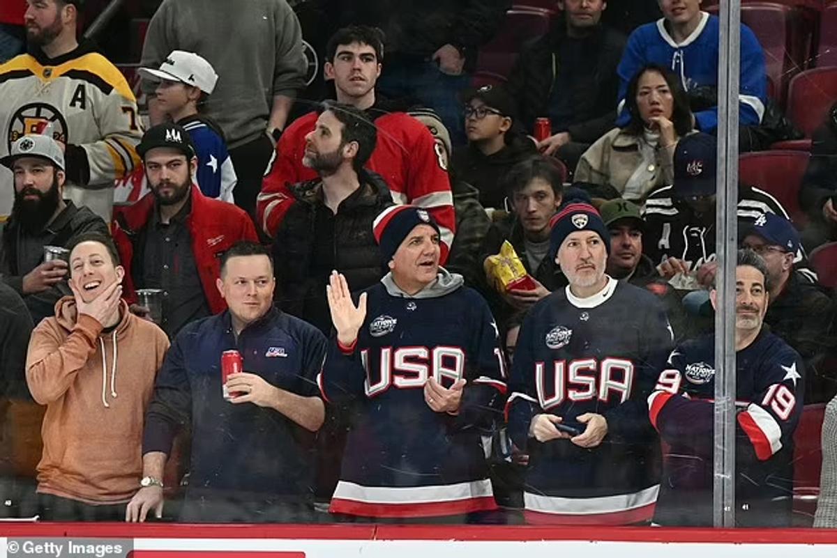 Fans of Team USA, 4-nations tournament. 