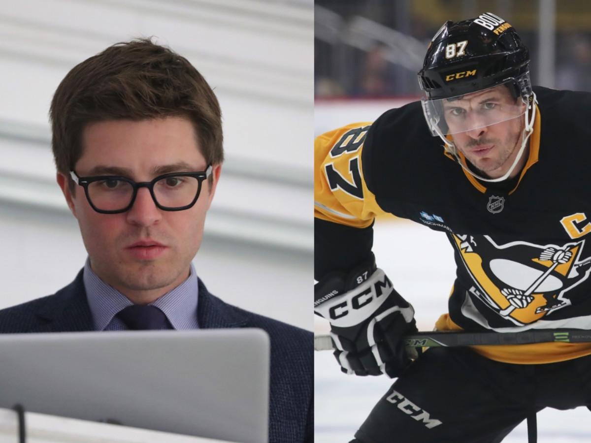 Kyle Dubas and Sidney Crosby 