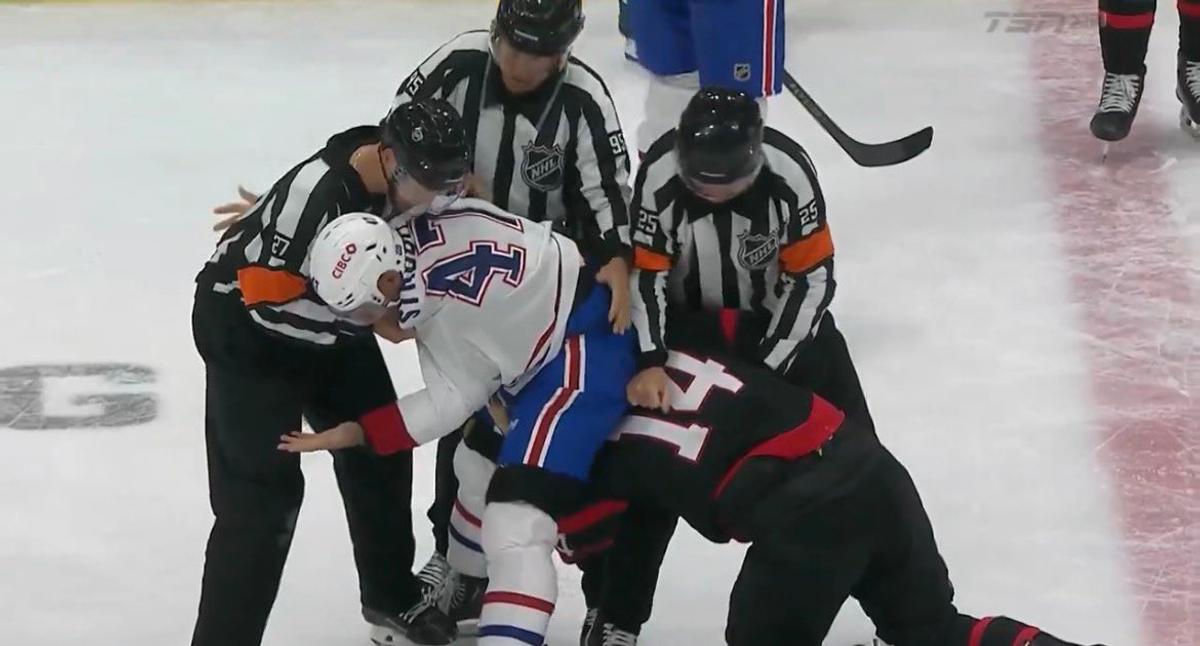 Canadiens and Senators preseason game