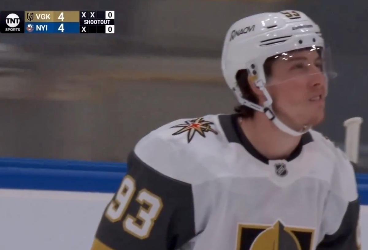 Mitch Marner, in last night shootout. 