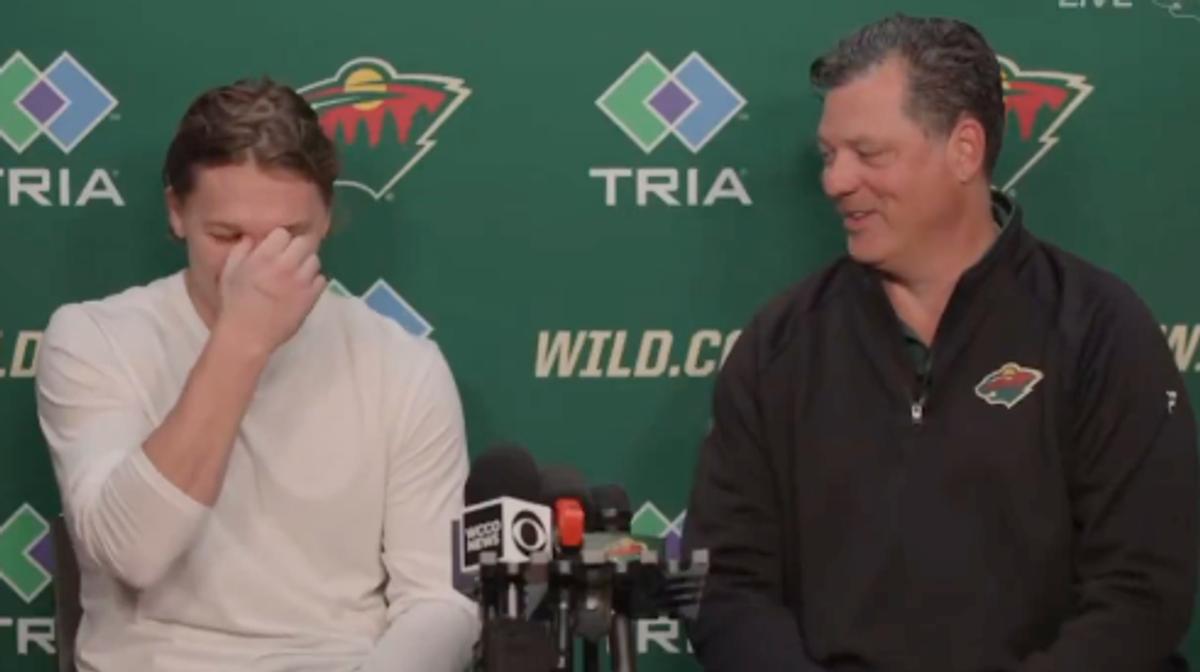 Kirill Kaprizov and Bill Guerin