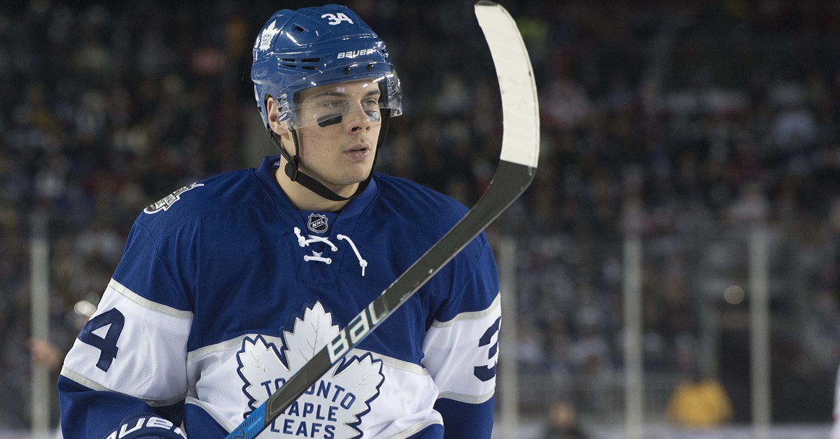 Breaking: Auston Matthews sets a brand new Maple Leafs rookie record.