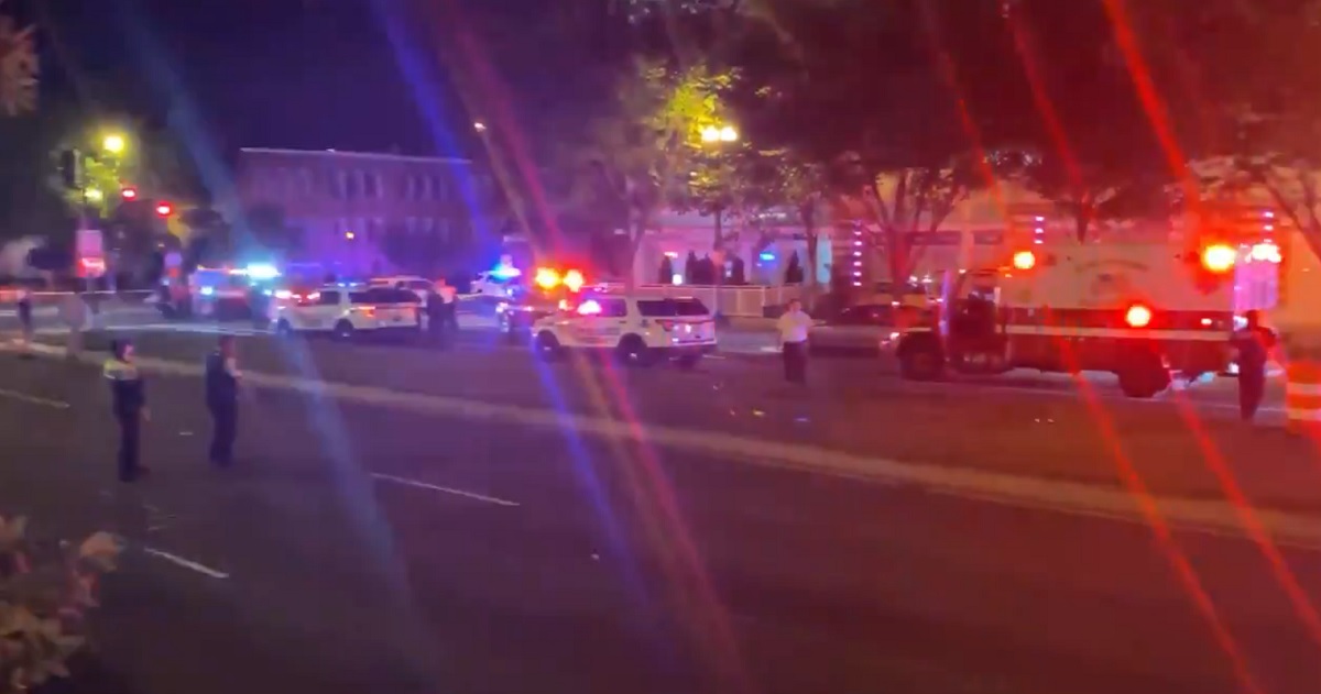 Shots fired during Major League Baseball game.