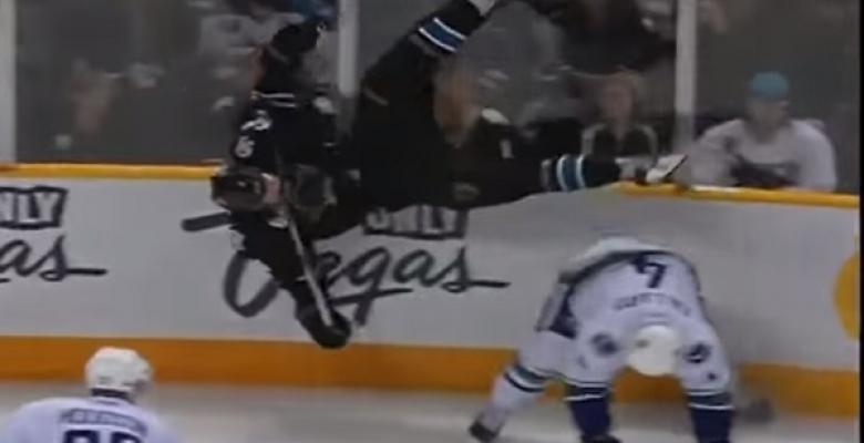 Video: Keith Ballard throws a picture perfect hip check!