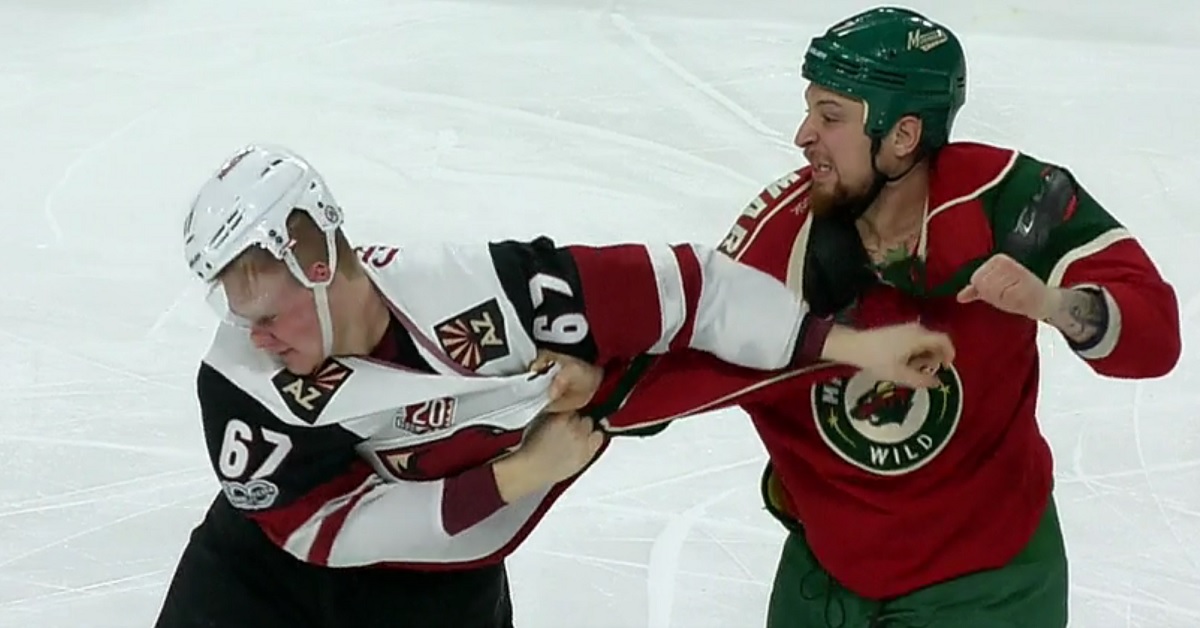 Stewart delivers perhaps the worst beat down of the year in the NHL!