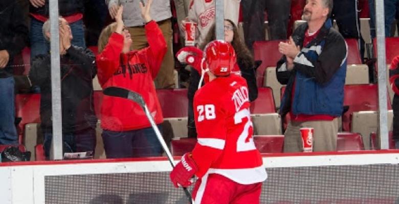 (VIDEO): Mark Zidlicky's huge hip-check sends Wilson sailing!