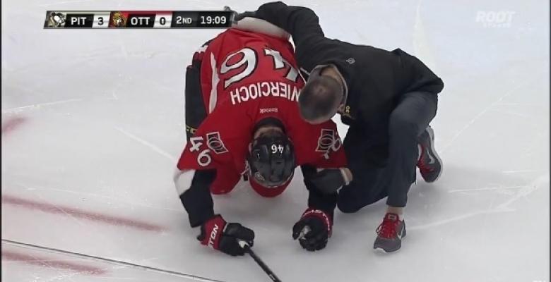 Video: Penguins' forward delivers questionable hit in crucial game.