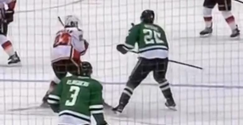 Ritchie delivers a clear cut head shot, only gets a minor penalty.