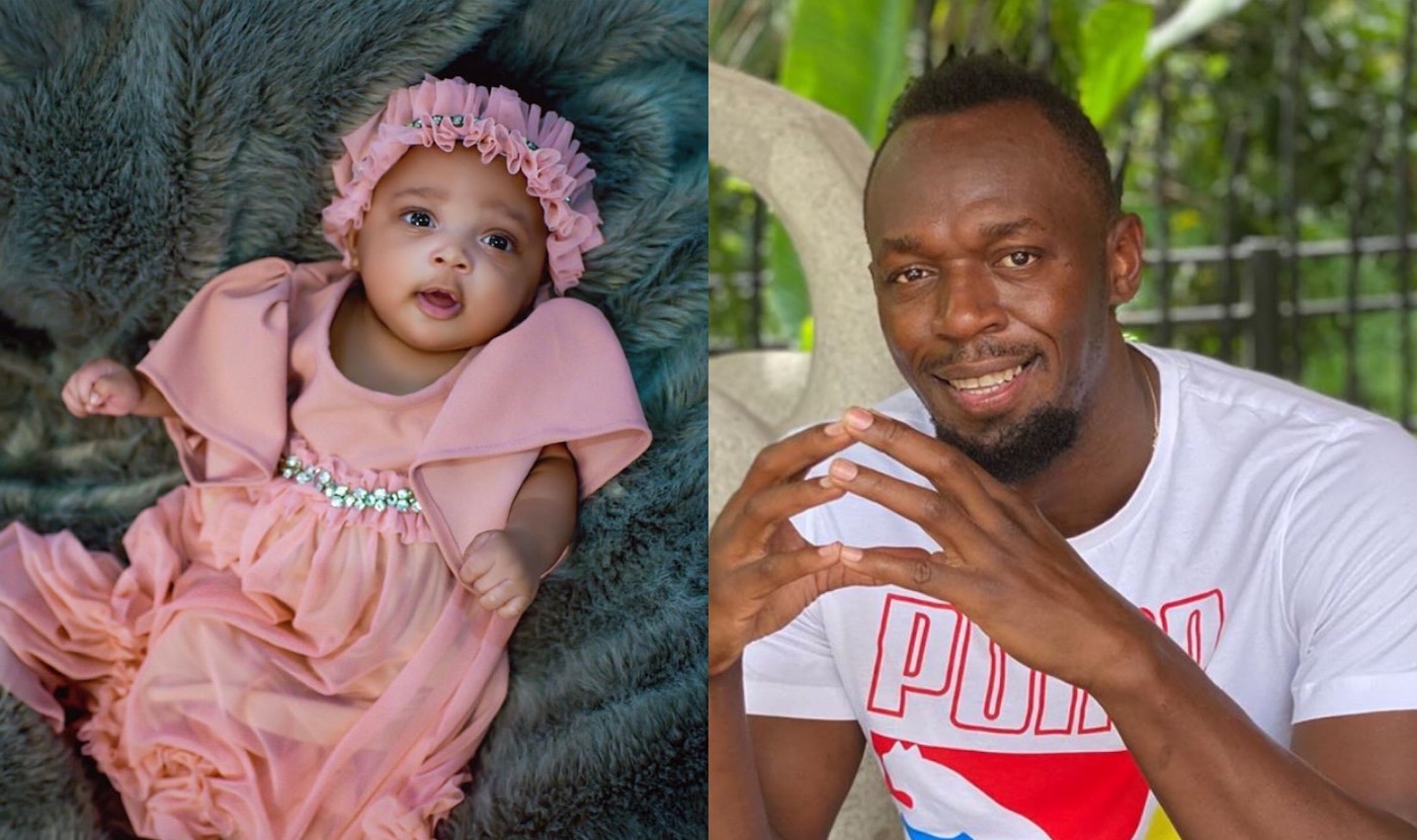 Usain Bolt gives his newly born daughter the best name possible! 