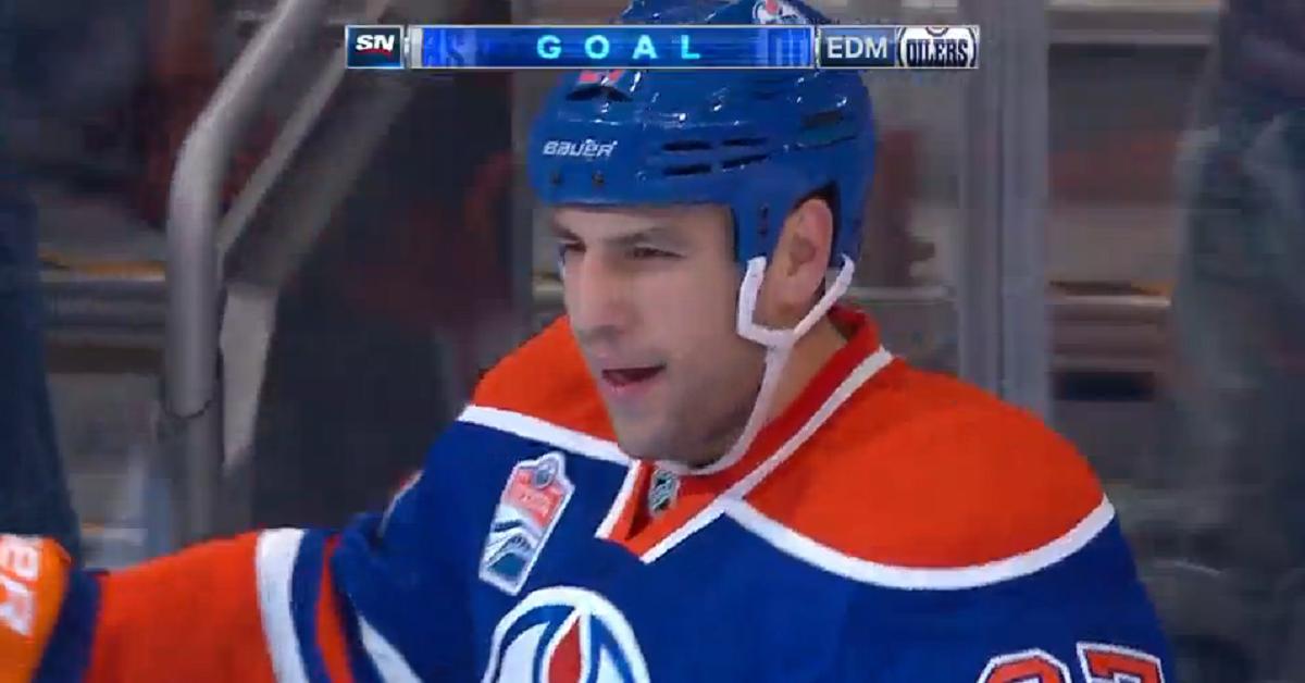 Watch: Lucic scores his first goal as an Oiler!