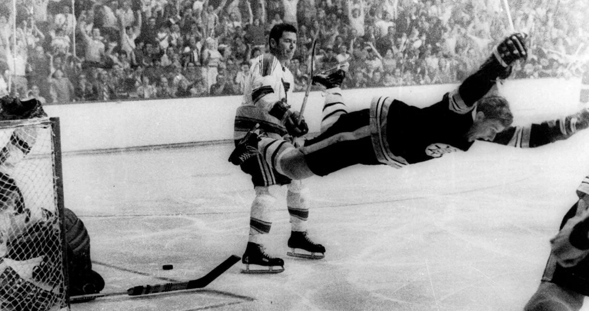 50 years ago today: Bobby Orr scores one of the most iconic goals in NHL history.