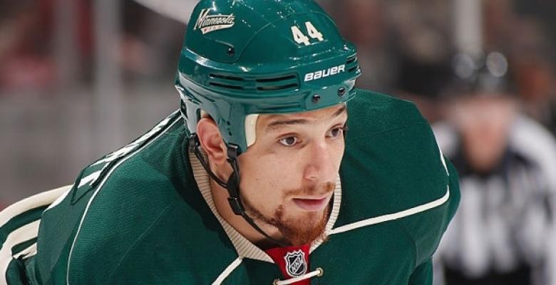 (VIDEO): Wild's Stewart makes good on grudge, sticks it to the Blues.