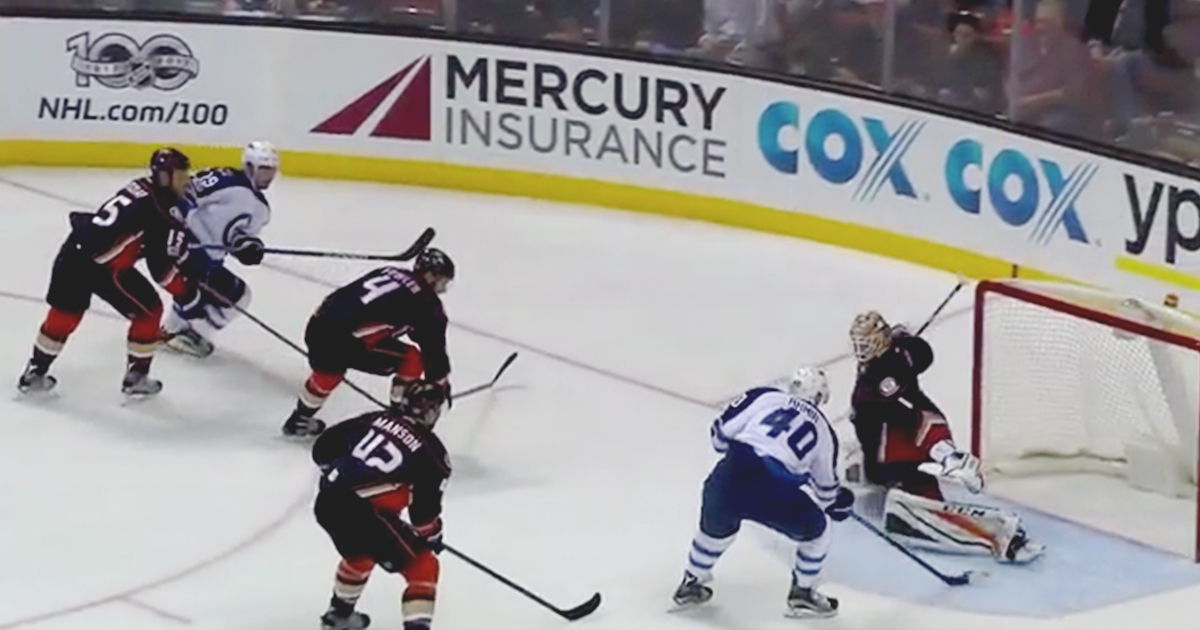 MUST SEE: Bernier's outstanding skate save