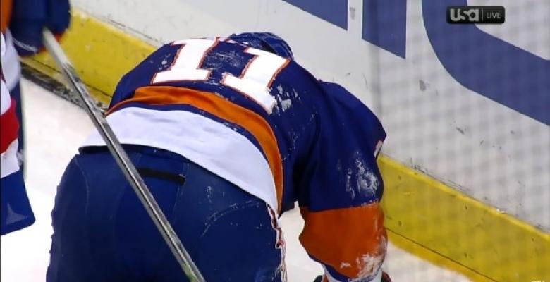 VIDEO: Visnovsky taken out by one of the most brutal hits of the playoffs.
