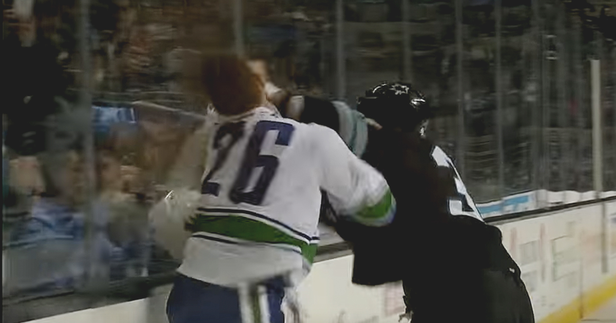 Must see: Canucks player drops the gloves in first game with Vancouver