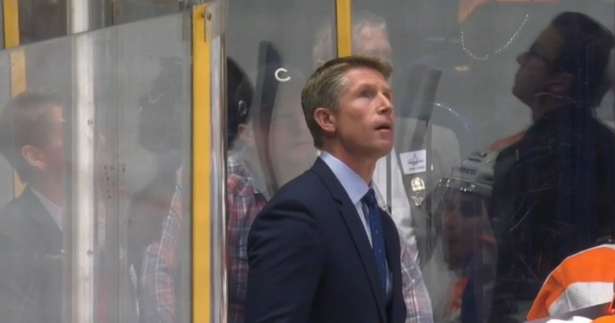 Breaking: Late challenge from NHL coach may have cost his team the game.