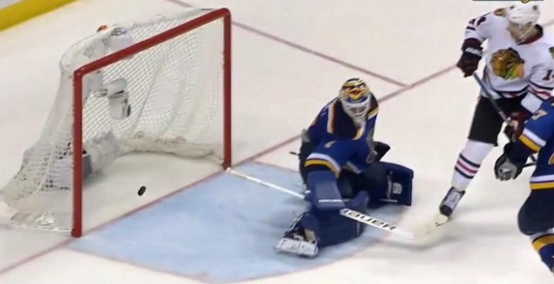 Seabrook hits both posts as he tries to tie the game in the final minutes of Game 7.