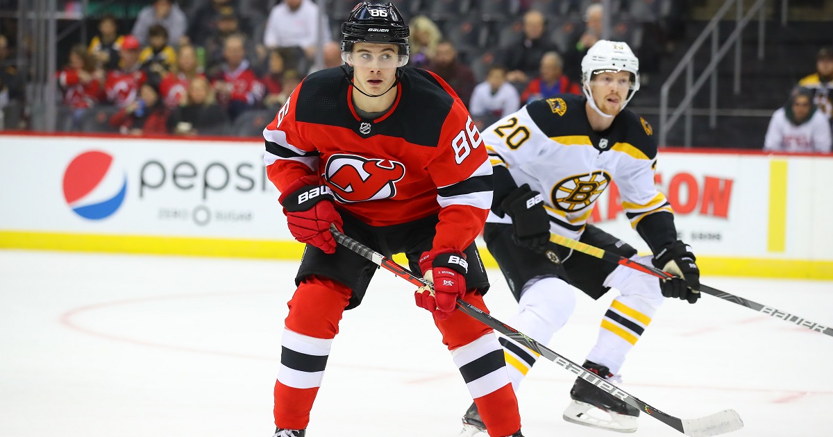 Jack Hughes' amazing reaction to his brother being drafted into the NHL.