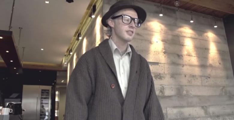 VIDEO: 70 year old man schools young men at ball hockey.