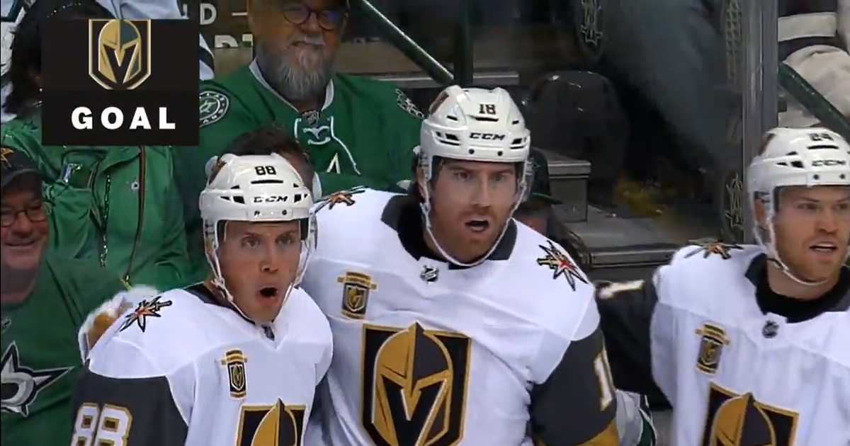 Must see: First Golden Knights goal ever!