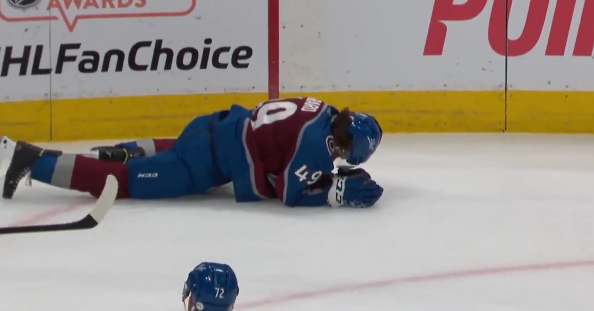 Max Pacioretty drops Samuel Girard with a reverse hit and all hell breaks loose.