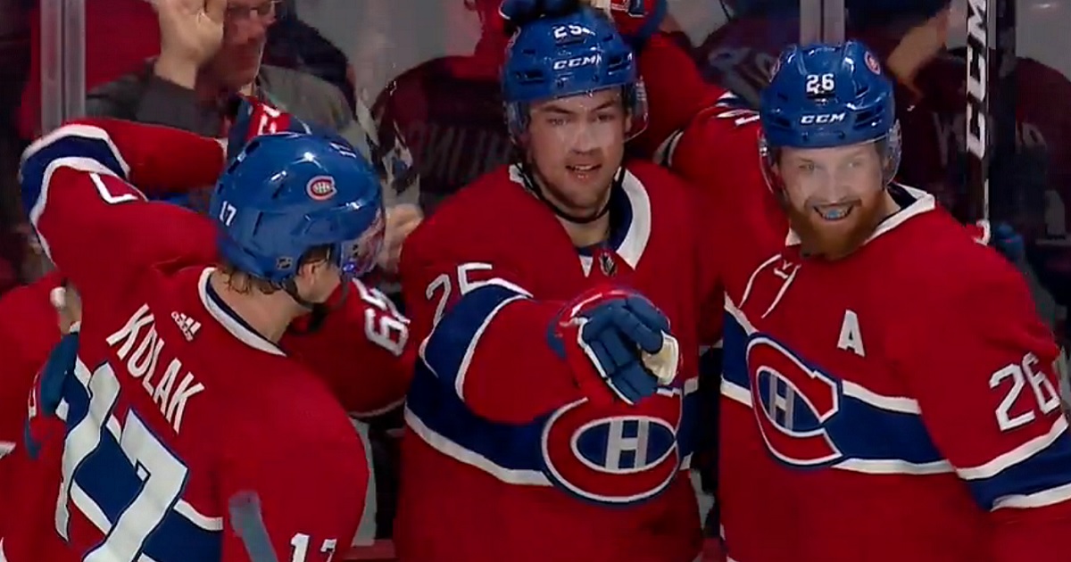 Must see: Poehling scores a hat trick in his NHL debut!