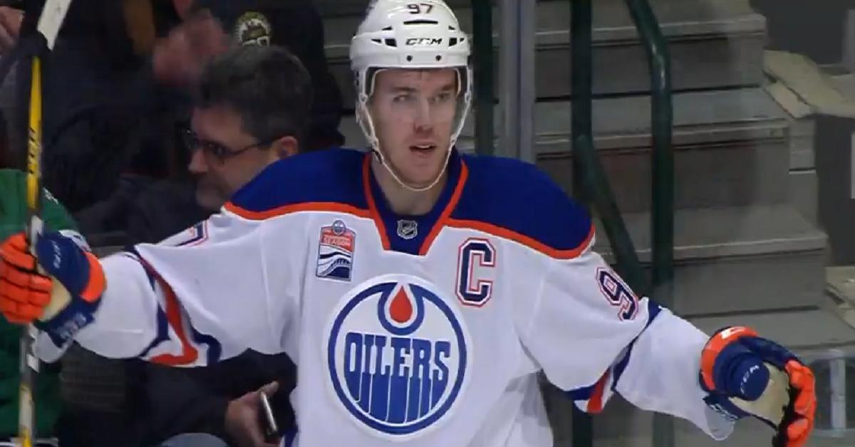 Connor McDavid scores his first career hat trick!