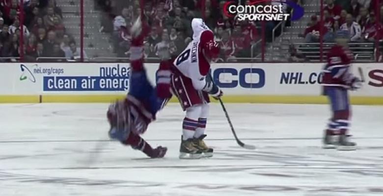 Video: Ovechkin destroys Subban at center ice.