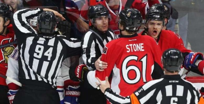(VIDEO): The referees steal a crucial goal from the Senators.