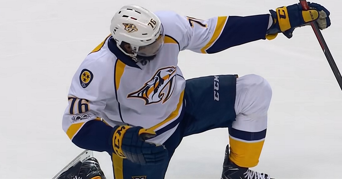 Three huge shots from Subban have led to three Predator goals this evening.