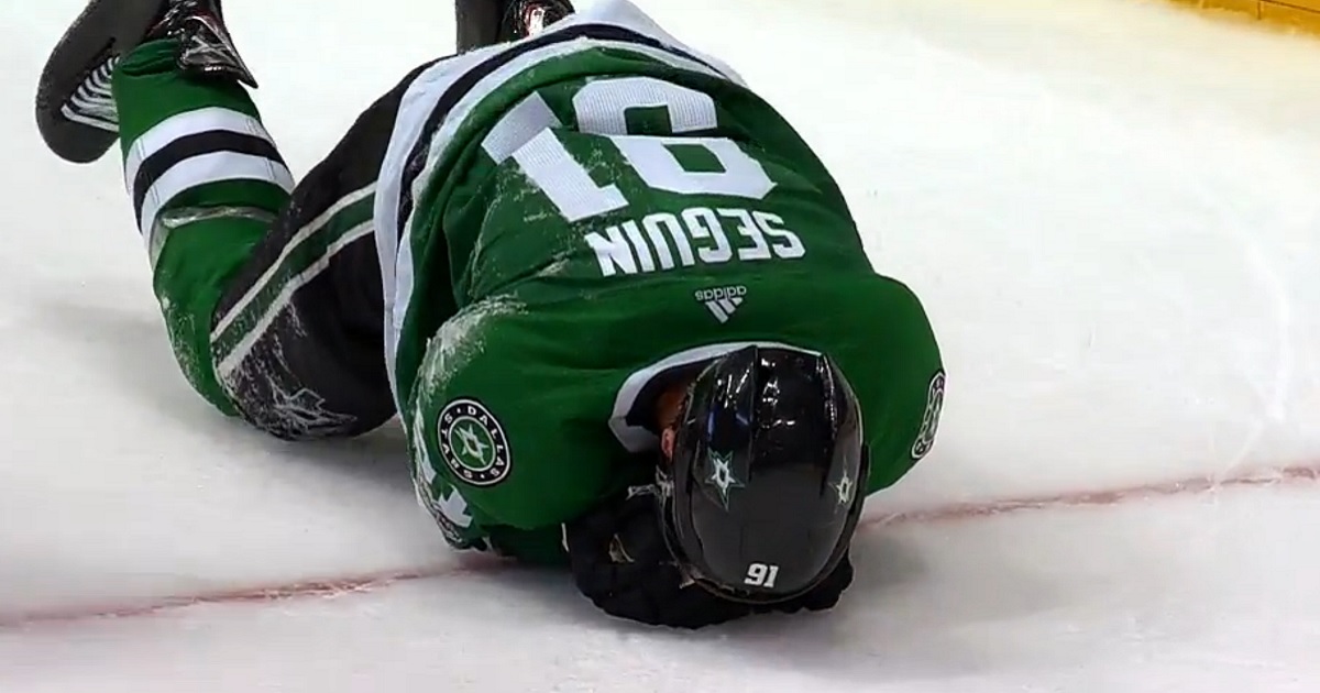 James Neal returns from injury and destroys Tyler Seguin with a huge hit.
