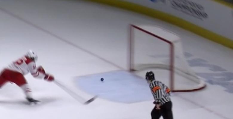 (VIDEO): D-man redefines hustle with unreal diving stick save.