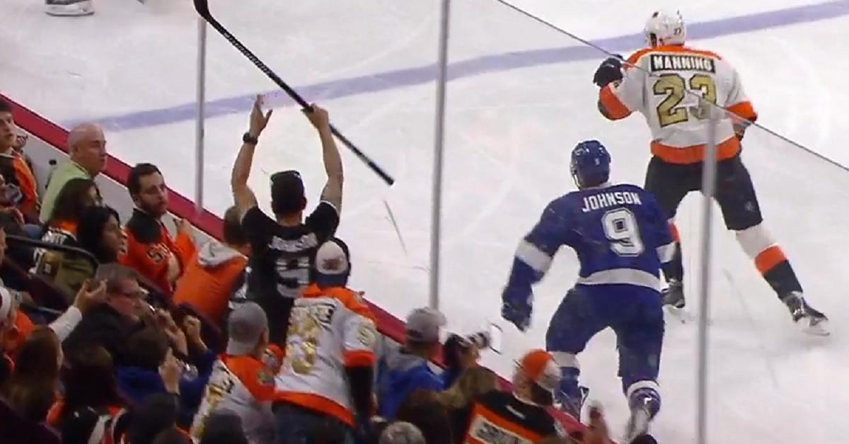 Great moment for Tyler Johnson fan!