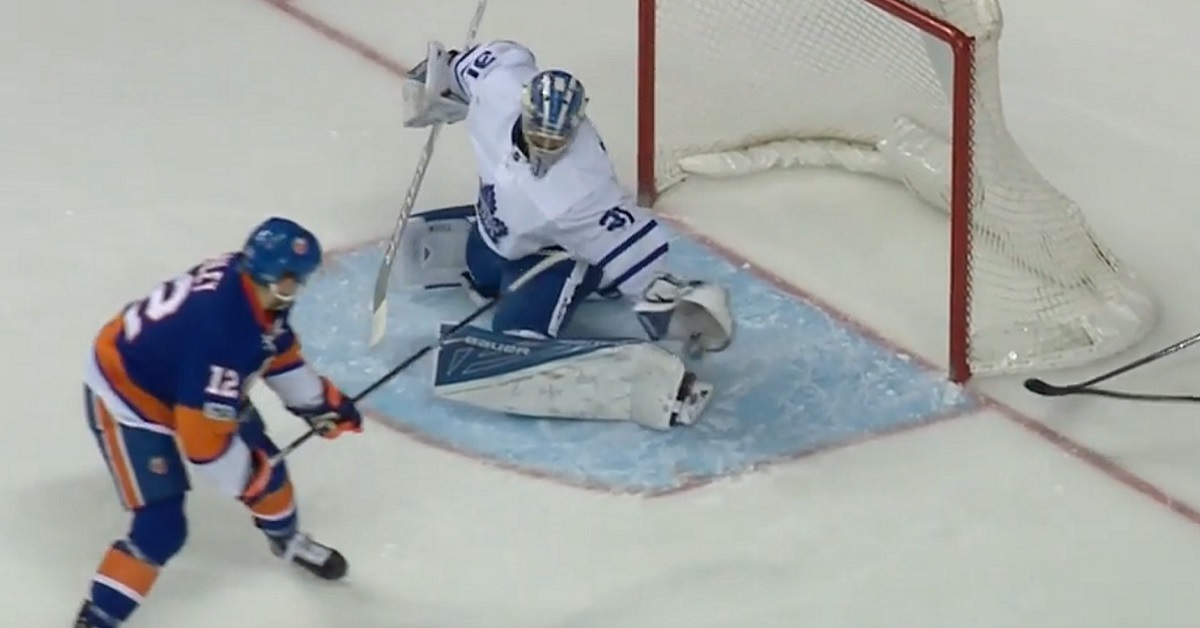 Watch: Leafs Andersen robs Bailey with one of his best saves of the season.