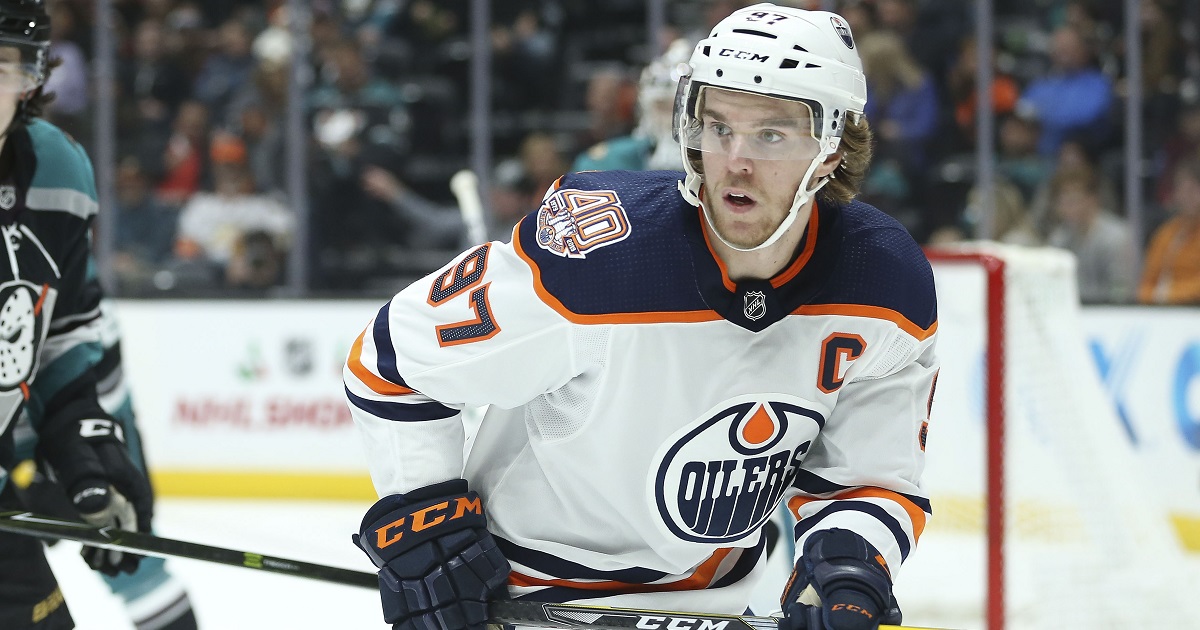 Vegas dominates the early 1st period and then.... McDavid.