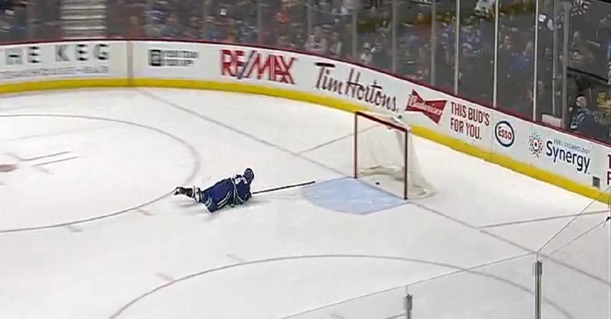 Must see: Brutal own goal by the Canucks
