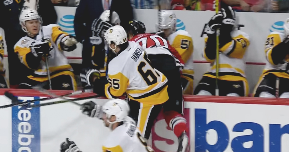 Must See: Hainsey's big hit on Rasmussen