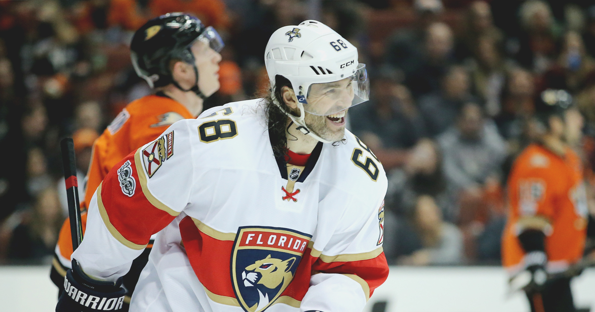 Must see: Jagr puts his name on the goal of the year list!