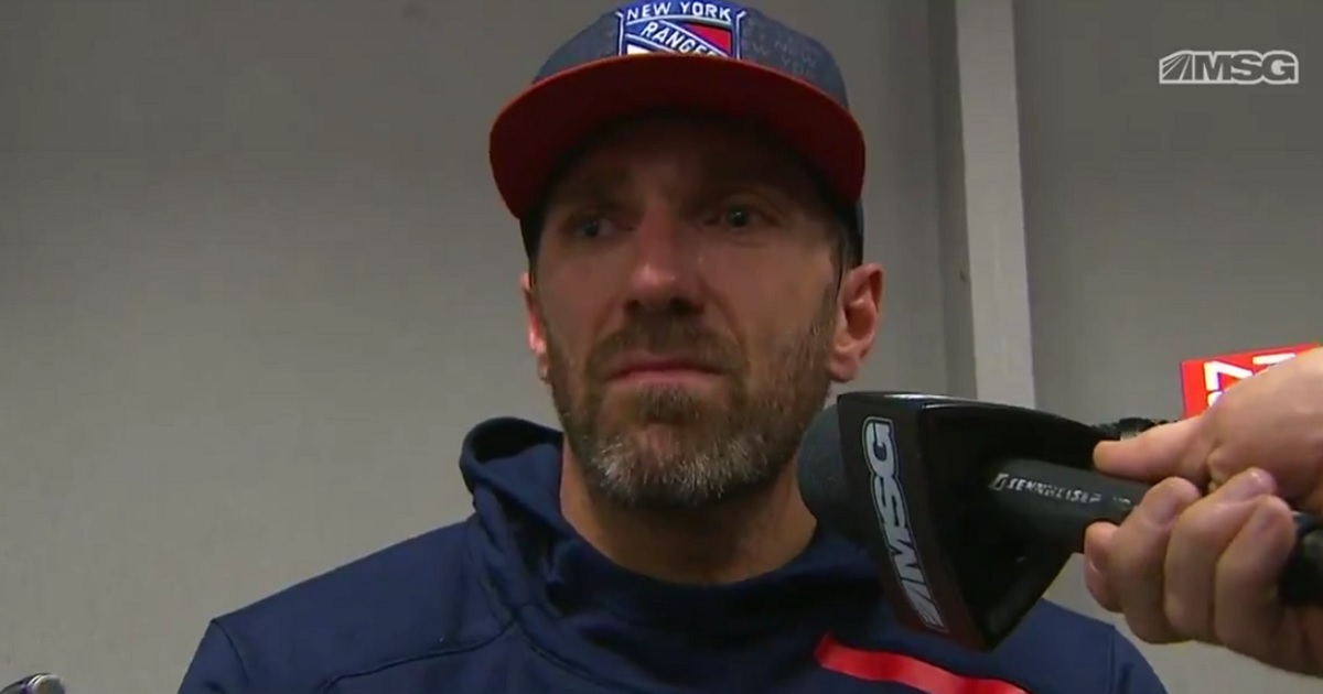Henrik Lundqvist breaks down in tears when asked about trade of Mats Zuccarello.