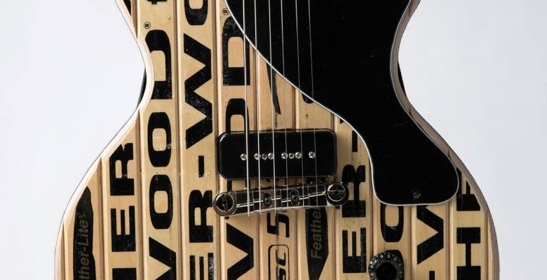 (PHOTOS): You can buy this INSANE guitar made from hockey sticks!