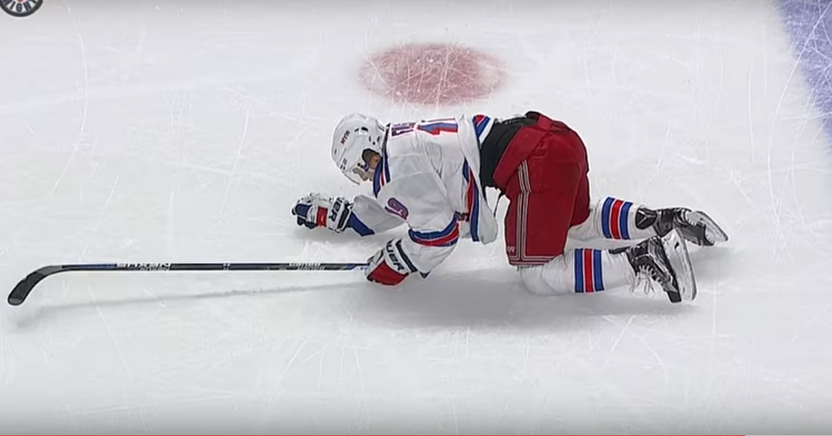 Must See: Andrew Shaw blindsides Fast with a classless hit.