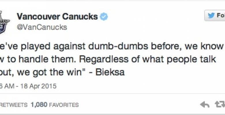 (VIDEO): Game 2 ends with a huge line brawl!