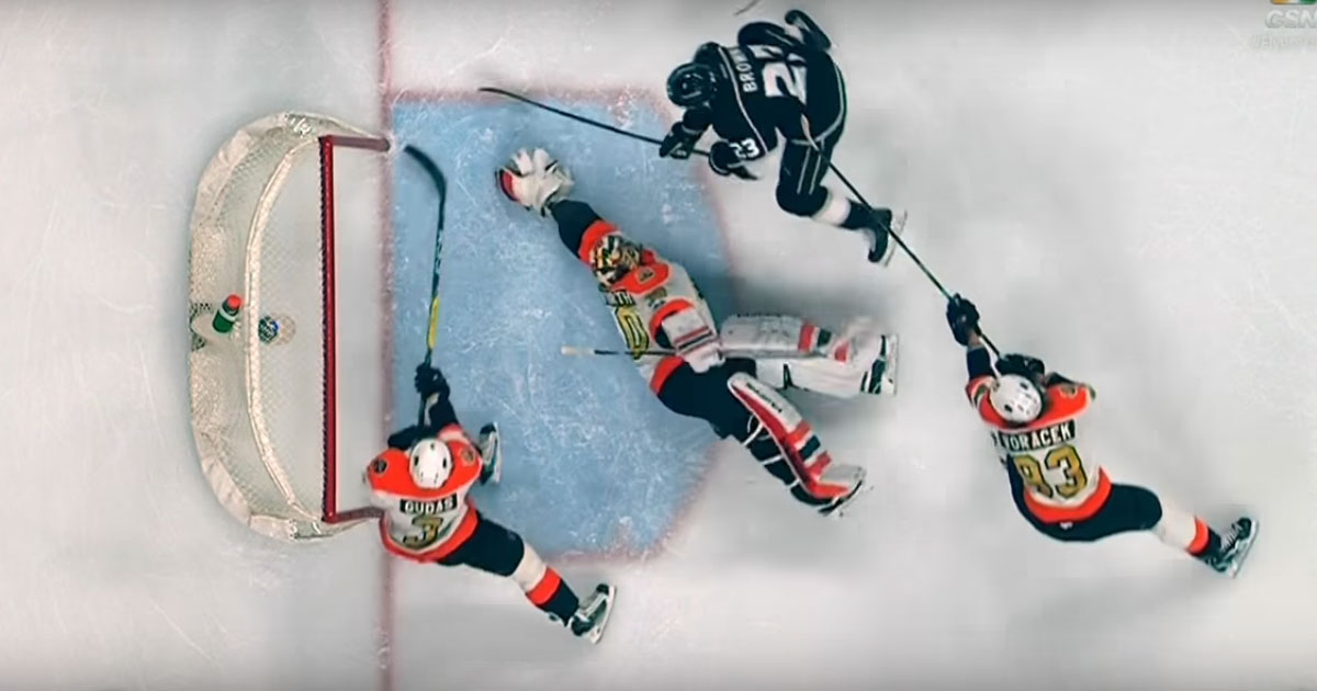 Must See: Neuvirth absolutely robs Dustin Brown!