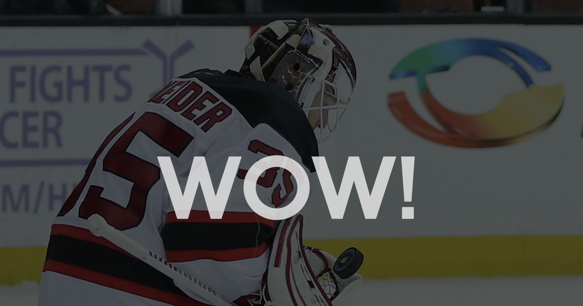 Video: Cory Schneider gets tired of his defense, take matters in his own hands!