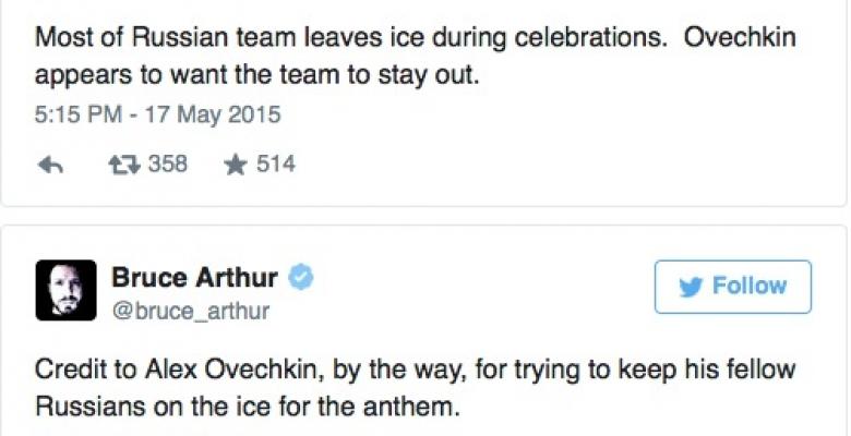 Report: Russia to be punished for classless gesture at World Championships.