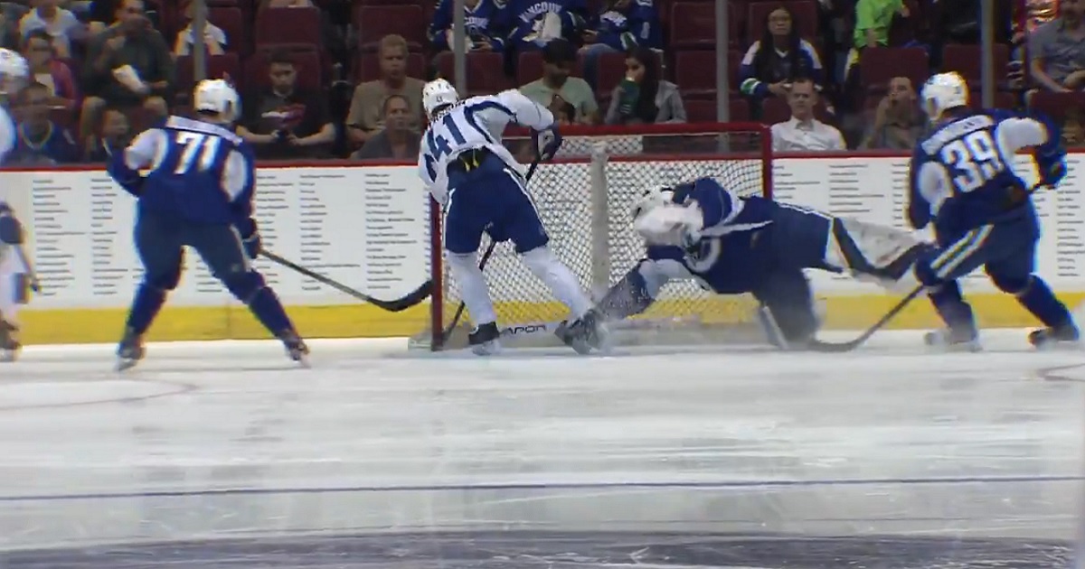 First round pick shows off his nasty moves in development camp.