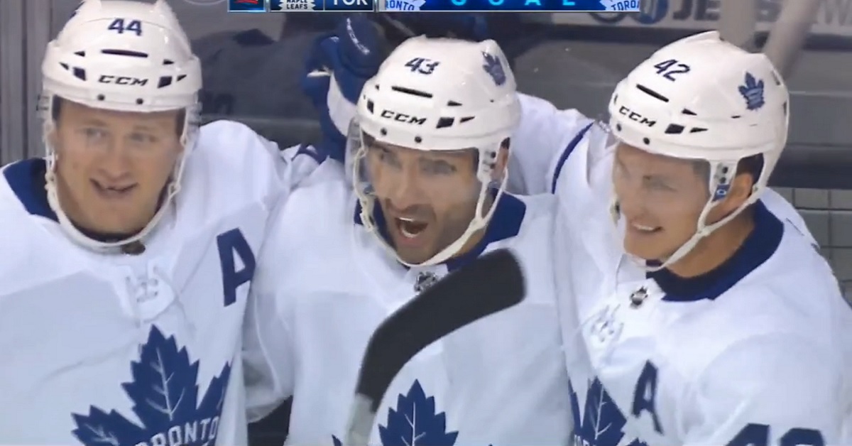 Watch: Toronto's first goal of the regular season.